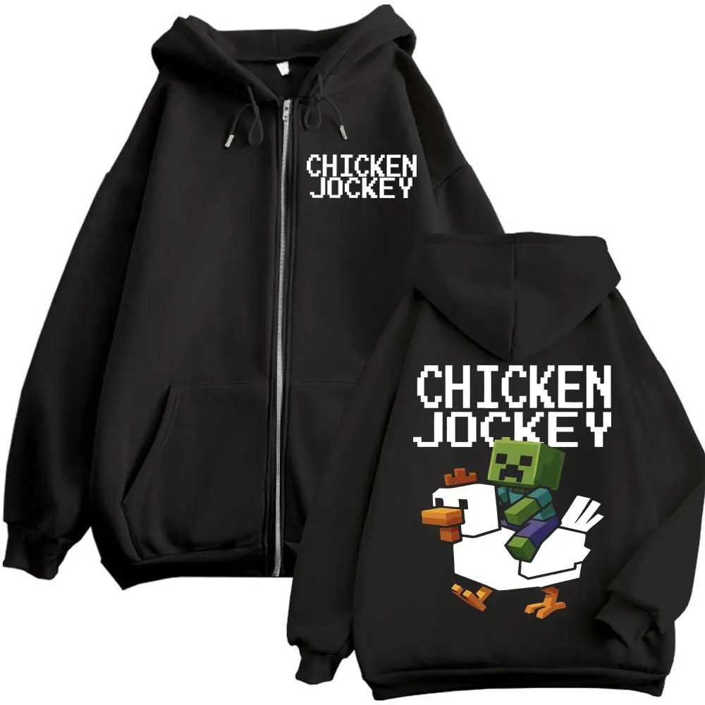 Funny Chicken Jockey Graphic Zipper Hoodie Men Women Clothing Fashion Y2k Zip Up Sweatshirt Harajuku Cartoon Oversized Pullovers
Funny Chicken Jockey Graphic Zipper Hoodie Men Women Clothing Fashion Y2k Zip Up Sweatshirt Harajuku Cartoon Oversized Pullovers