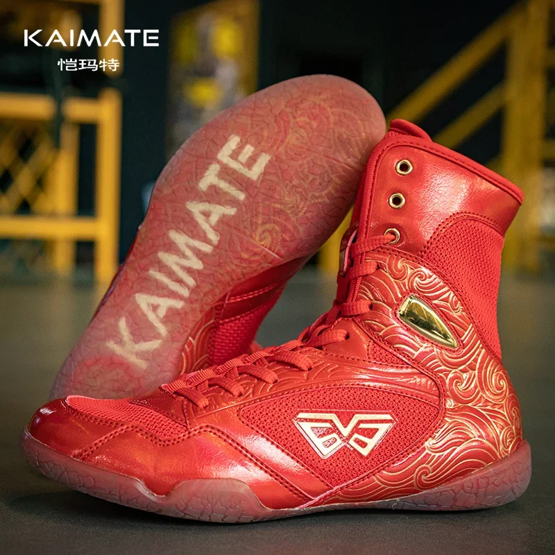 Professional Boxing Shoes Men's Wrestling Training Shoes Red Women Fighting Sanda Strength Gym Boxer Boxing Fight Boots
Professional Boxing Shoes Men's Wrestling Training Shoes Red Women Fighting Sanda Strength Gym Boxer Boxing Fight Boots