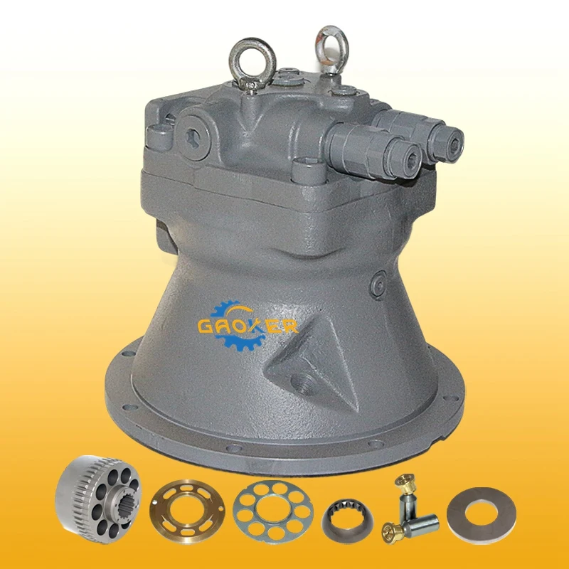 GaoKer Wholesale M2X Series Excavator Swing Hydraulic Motor Kawasaki M2X63 M2X150 M2X96 M2X120 M2X146 Swing Motor Assembly
GaoKer Wholesale M2X Series Excavator Swing Hydraulic Motor Kawasaki M2X63 M2X150 M2X96 M2X120 M2X146 Swing Motor Assembly