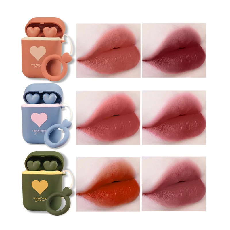 2 Colors Available Lip Gloss Long-lasting Lips Matte Velvet Duo Lipstick Headset Box Set Makeup Exquisite Korean Cosmetics
2 Colors Available Lip Gloss Long-lasting Lips Matte Velvet Duo Lipstick Headset Box Set Makeup Exquisite Korean Cosmetics