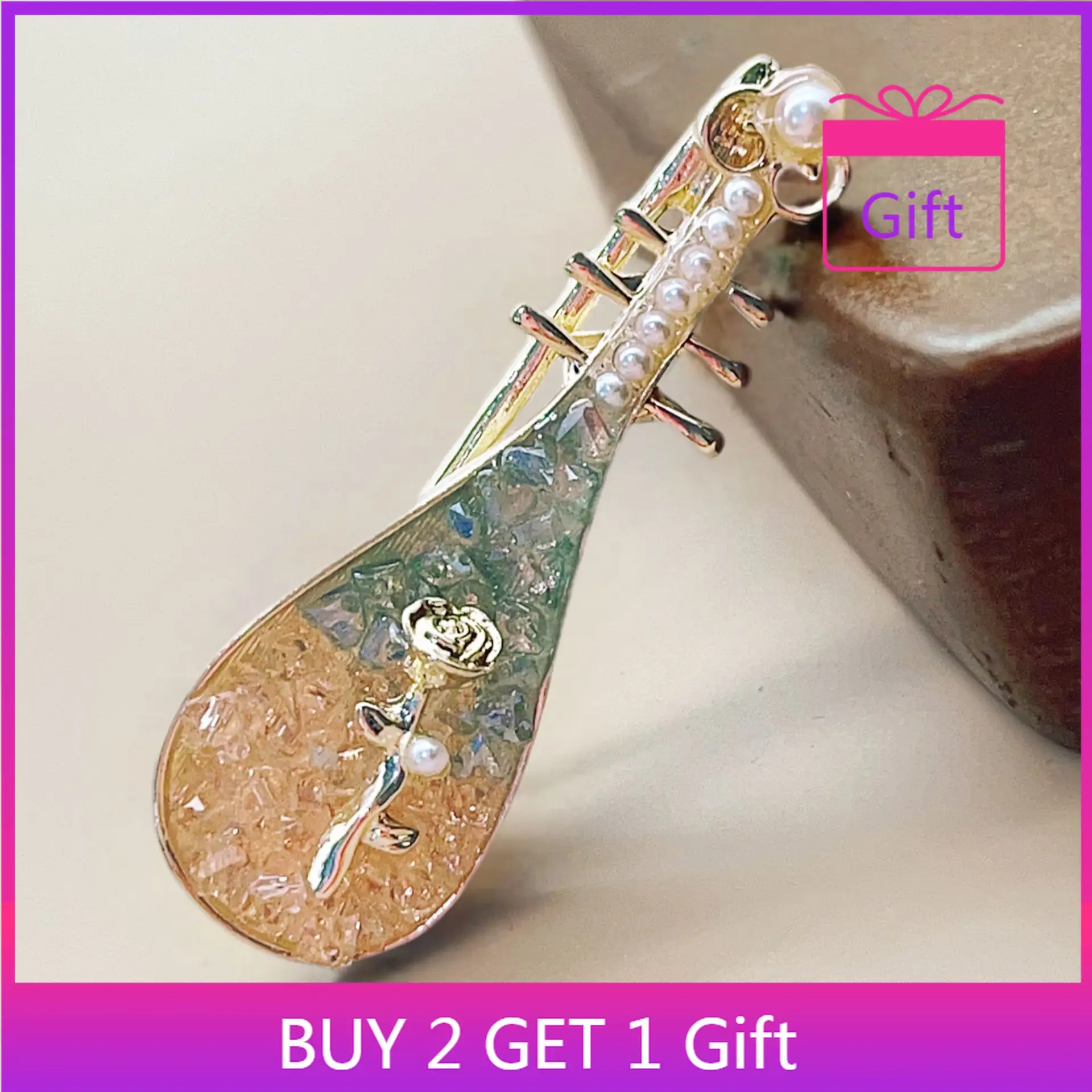 Chinese Style Pipa Hair Clip Rose Floral Design Vintage Side Hairpin for Women Elegant Gu Feng Hair Accessory Unique
Chinese Style Pipa Hair Clip Rose Floral Design Vintage Side Hairpin for Women Elegant Gu Feng Hair Accessory Unique