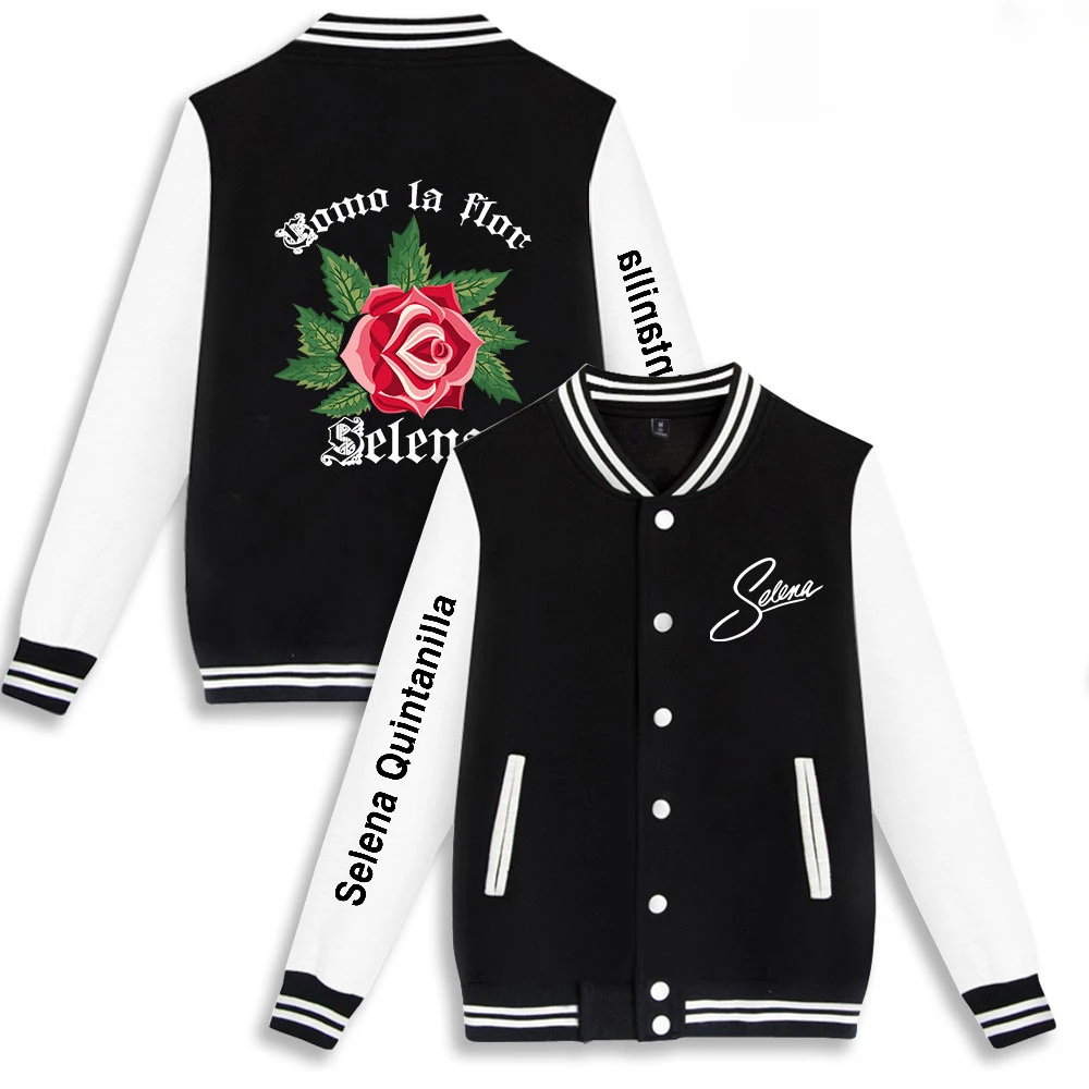 Selena Quintanilla Baseball Jacket Women Men Bomber Jacket Outwear Streetwear Hip Hop College Baseball Uniform Casual Tracksuit
Selena Quintanilla Baseball Jacket Women Men Bomber Jacket Outwear Streetwear Hip Hop College Baseball Uniform Casual Tracksuit