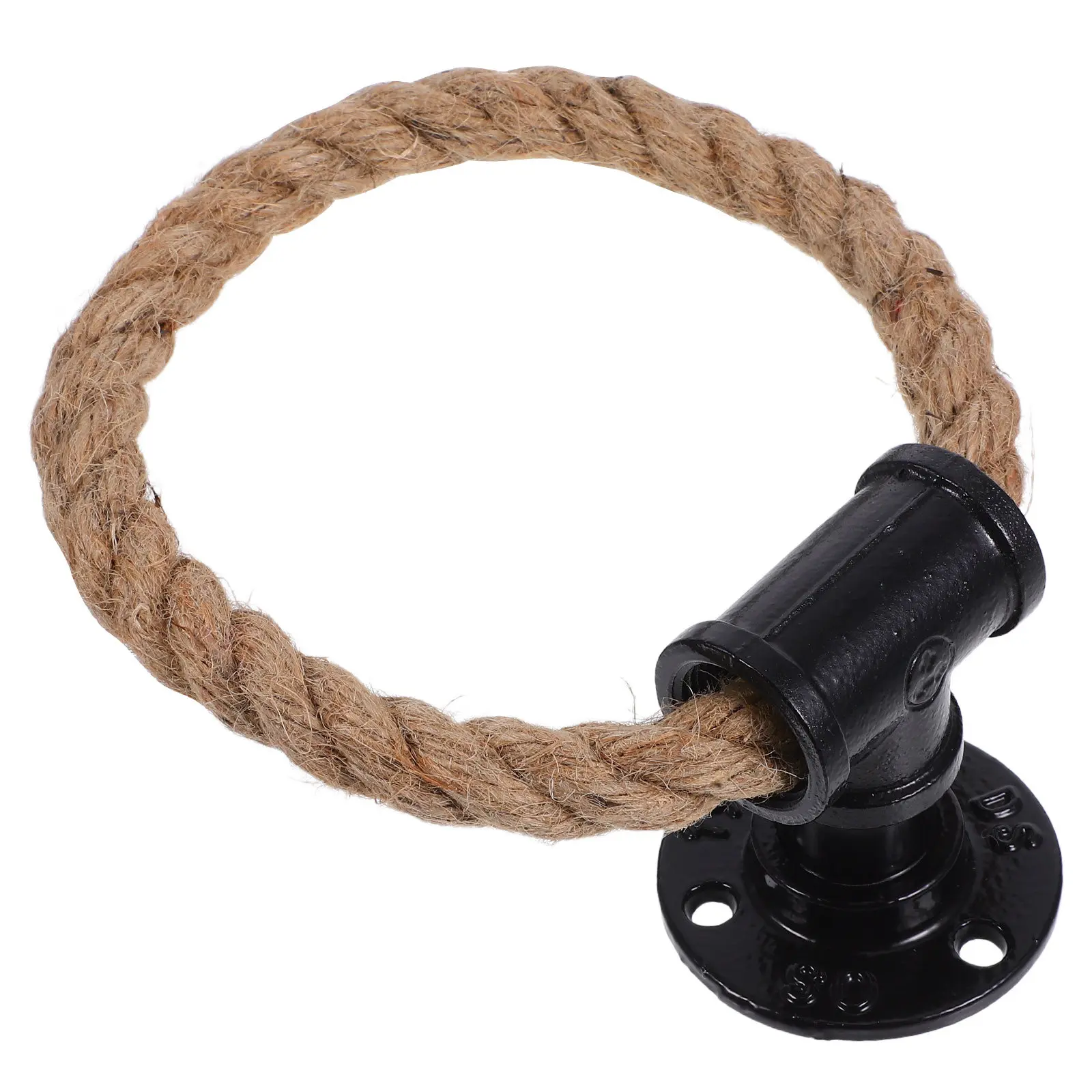 Vintage Rustic Rope Door Handle Black Iron Pull Ring Cabinet Drawer Closet Wardrobe Cupboards Dresser Hardware Decorative Pulls
Vintage Rustic Rope Door Handle Black Iron Pull Ring Cabinet Drawer Closet Wardrobe Cupboards Dresser Hardware Decorative Pulls