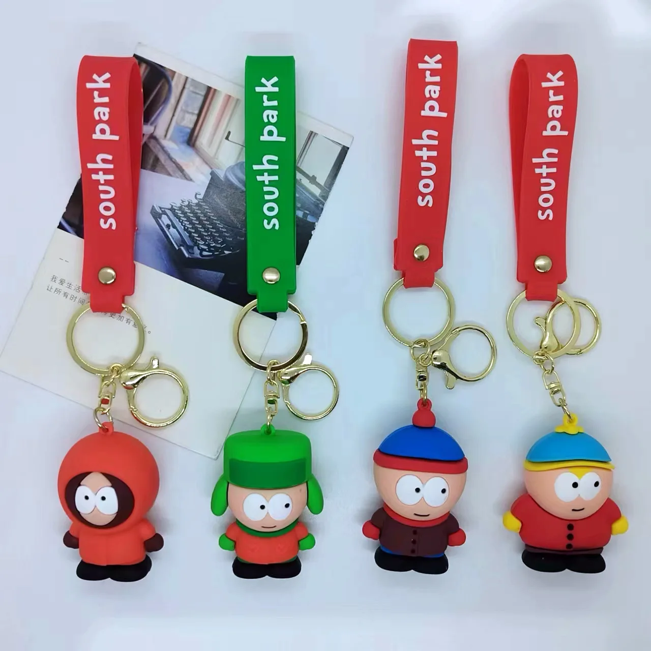 Cross Border Creative Cartoon Dolls South Park Keychains Bags Car Keychains Accessories Gifts Wholesale Personalized Gifts Y2k
Cross Border Creative Cartoon Dolls South Park Keychains Bags Car Keychains Accessories Gifts Wholesale Personalized Gifts Y2k
