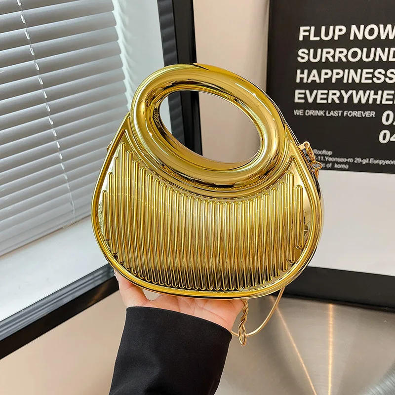 Acrylic Flap Shape Clutch Bag Gold Silver Blue Women Evening Party Cute Metal Shiny Purse Handbag 2025 Wholesale Clutch Bags Ins
Acrylic Flap Shape Clutch Bag Gold Silver Blue Women Evening Party Cute Metal Shiny Purse Handbag 2025 Wholesale Clutch Bags Ins