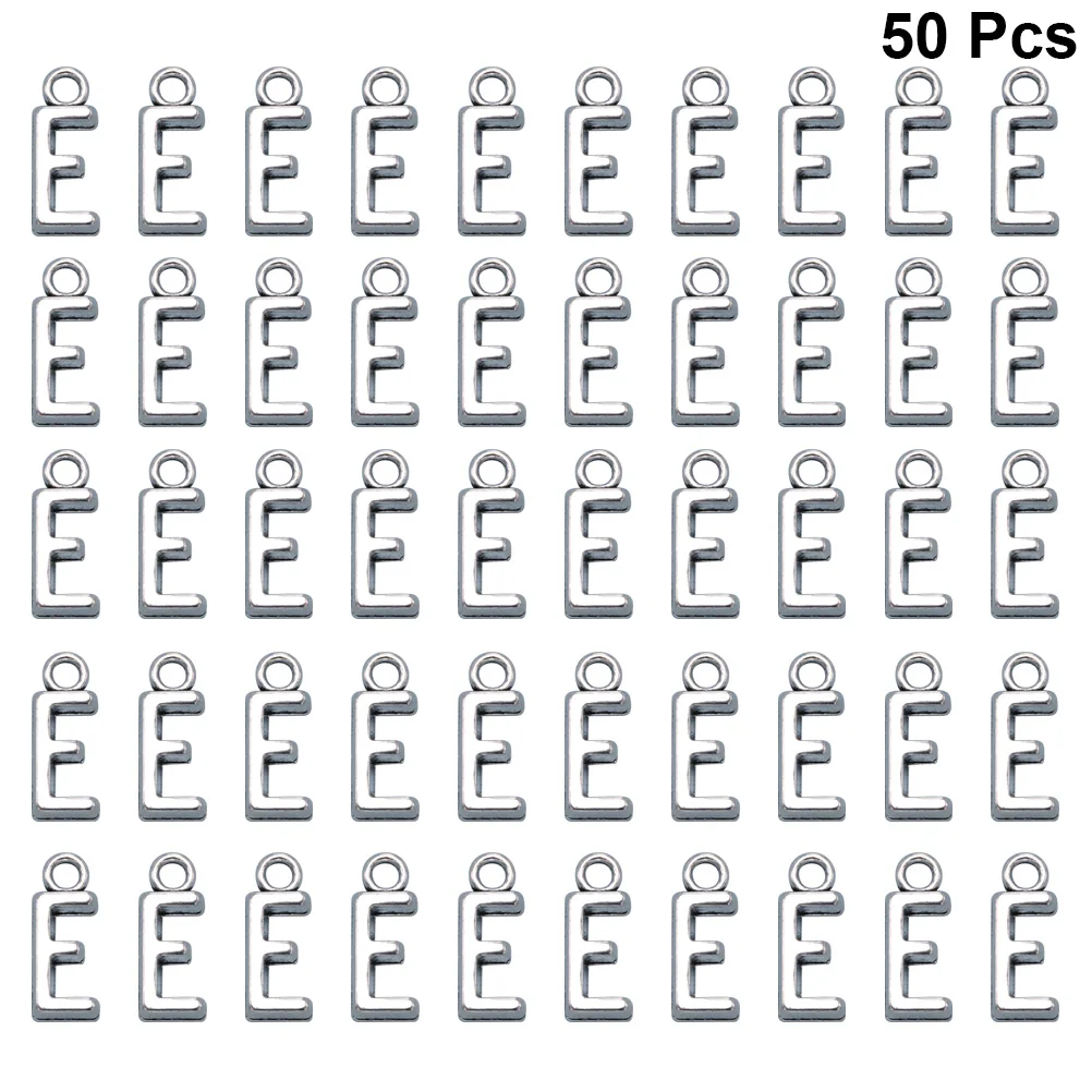 50 Pcs Necklace Keychains Making Accessories Metal Alphabet Beads Jewelry Vintage Pendants Silver Charms Letter for
50 Pcs Necklace Keychains Making Accessories Metal Alphabet Beads Jewelry Vintage Pendants Silver Charms Letter for