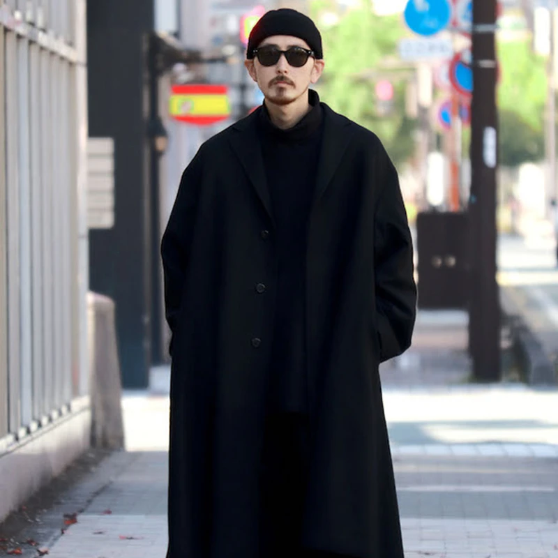 YOJI OOAK Warm Japanese pure wool wool coat thickened Winter warm casual lapel dark
YOJI OOAK Warm Japanese pure wool wool coat thickened Winter warm casual lapel dark
