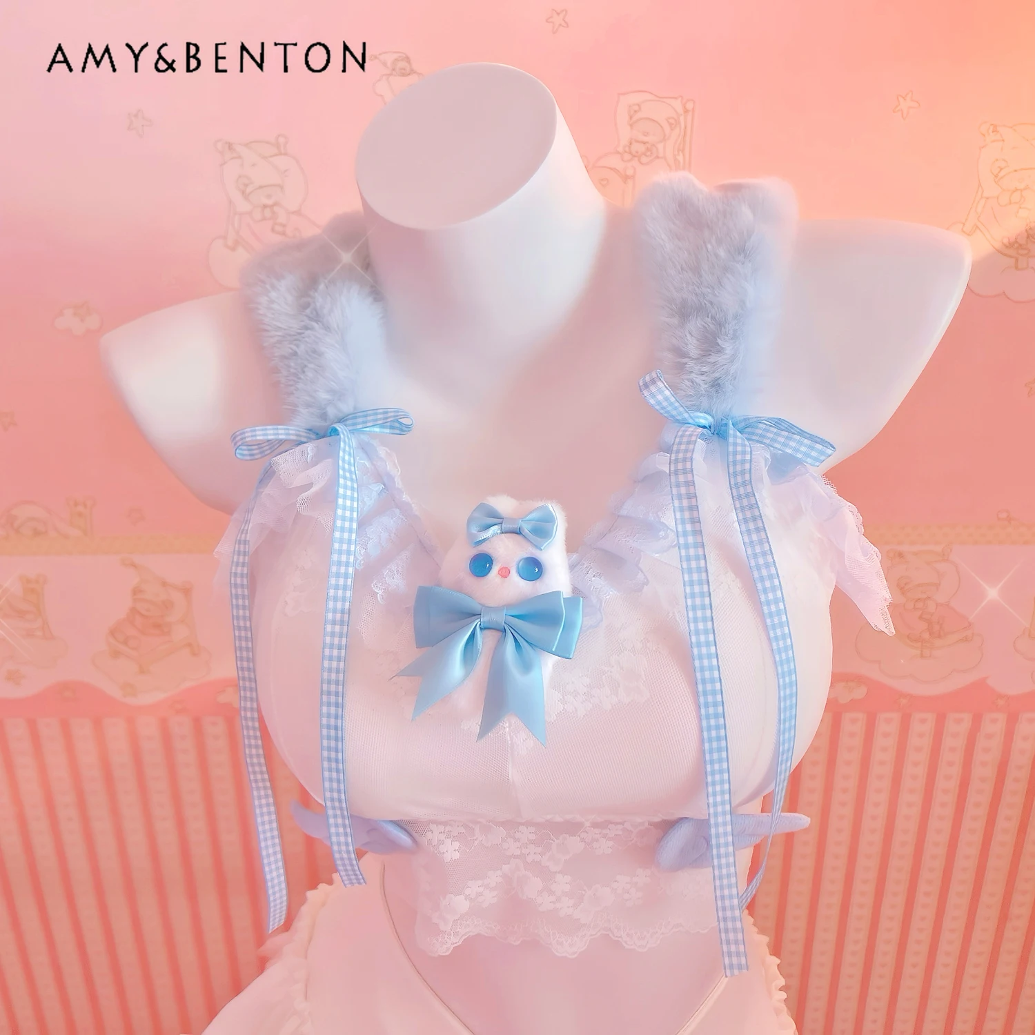 Original Design Spice Girl Sexy Bow Lace Sling Vest Top Sweet Cute Ruffle Edge Sling Fashion Versatile Crop Top Women Summer
Original Design Spice Girl Sexy Bow Lace Sling Vest Top Sweet Cute Ruffle Edge Sling Fashion Versatile Crop Top Women Summer