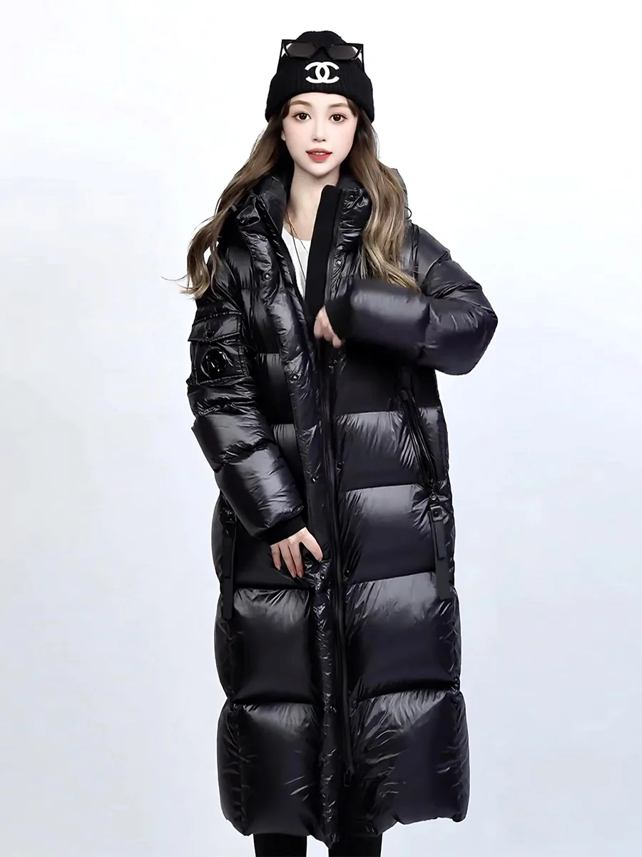 Новинка зимы: Женское длинное белое пуховое пальто с молнией, ультратеплое, для повседневной носки, в стиле кэжуал
Новинка зимы: Женское длинное белое пуховое пальто с молнией, ультратеплое, для повседневной носки, в стиле кэжуал