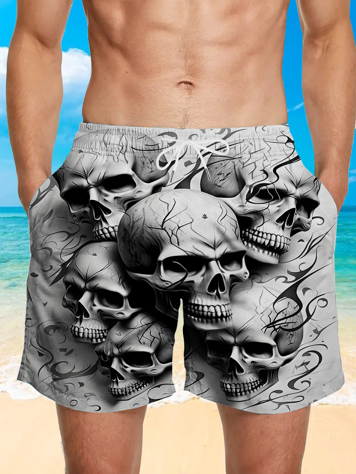 Loose Fit Digital Printed Shorts Male Full Print Quick Dry Polyester Beach Pants
Loose Fit Digital Printed Shorts Male Full Print Quick Dry Polyester Beach Pants