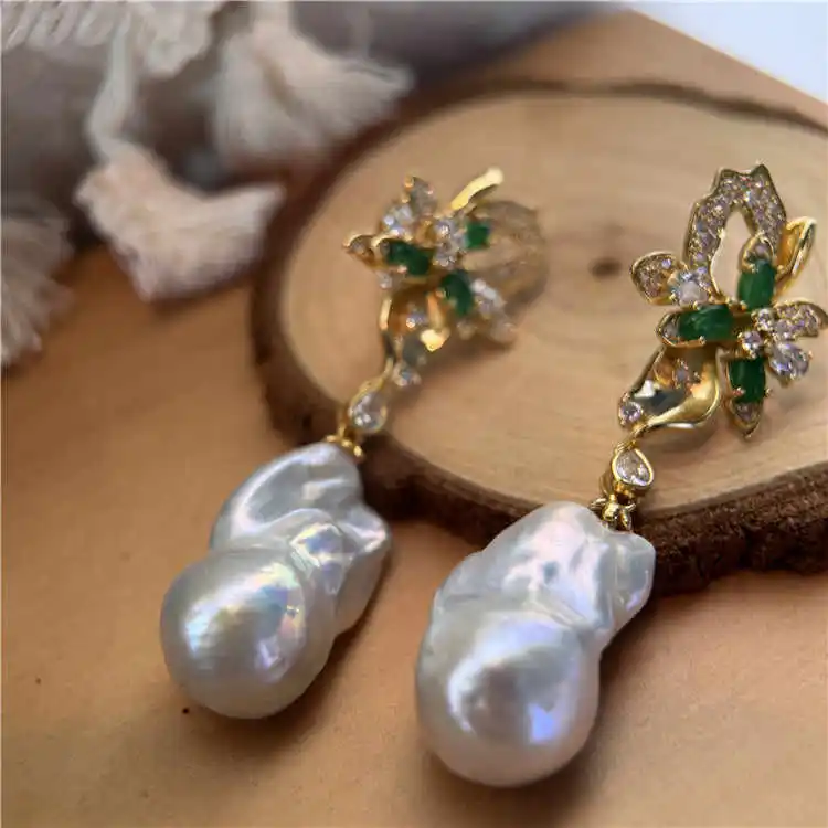 Natural Freshwater Pearl Earrings, Gold Plated Studs
Natural Freshwater Pearl Earrings, Gold Plated Studs