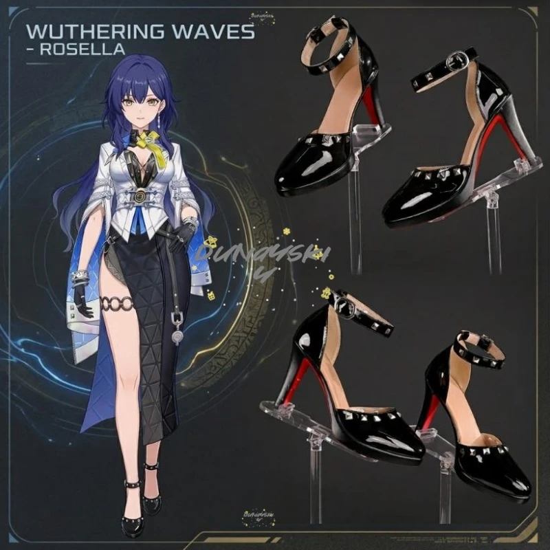 Wuthering Waves Lucilla Red Sole High Heels Cosplay PU Boots Female Game Costume Prop Shoes For Carnival Halloween
Wuthering Waves Lucilla Red Sole High Heels Cosplay PU Boots Female Game Costume Prop Shoes For Carnival Halloween