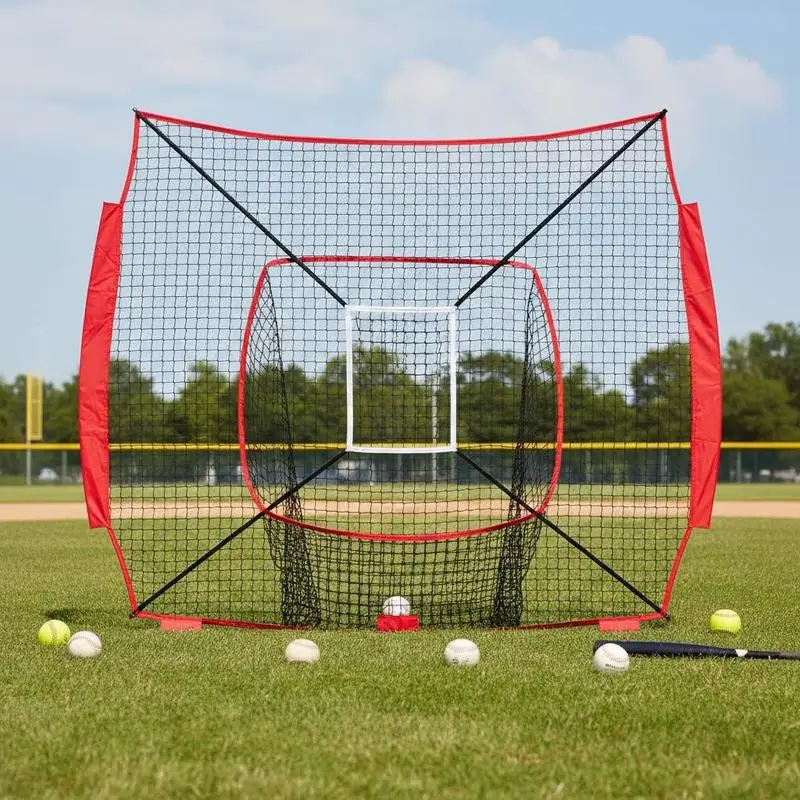 7x7 ft Ball Sports Training Screen For Backyard Field Gym, Hitting Pitching Practice Target Grid Strike Zone Attachment Repla
7x7 ft Ball Sports Training Screen For Backyard Field Gym, Hitting Pitching Practice Target Grid Strike Zone Attachment Repla