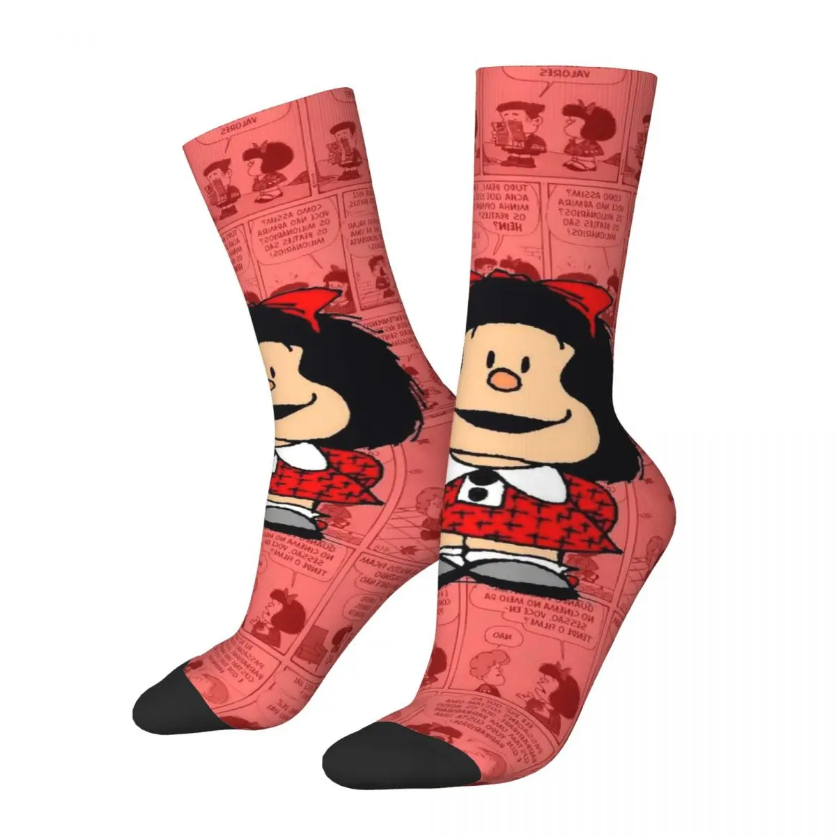 Mafalda Cartoon Socks Men Women Polyester Casual Anime Socks Novelty Spring Summer Autumn Winter Middle Tube Socks Gifts
Mafalda Cartoon Socks Men Women Polyester Casual Anime Socks Novelty Spring Summer Autumn Winter Middle Tube Socks Gifts