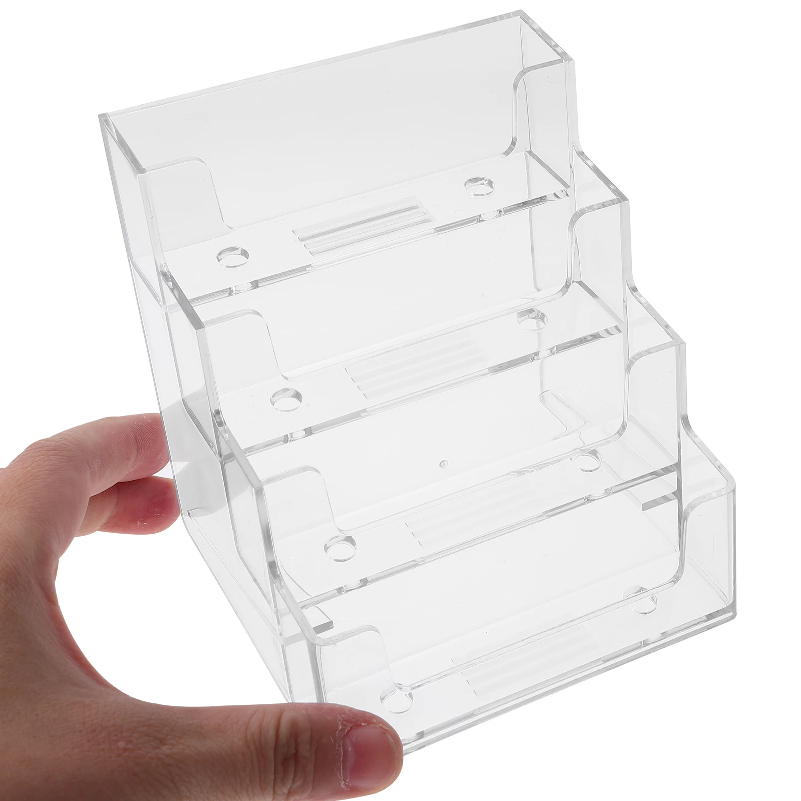 Vertical Desktop Business Organizer Plastic Display Stand Structure Multiple Styles for Office Home Use Easy Match
Vertical Desktop Business Organizer Plastic Display Stand Structure Multiple Styles for Office Home Use Easy Match