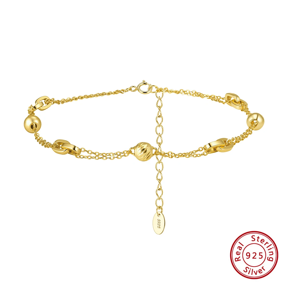 ORSA JEWELS Dainty 925 Sterling Silver Anklet Chain Summer Holiday Fashion Beaded Link Chain Foot Jewelry Accessories New SA106
ORSA JEWELS Dainty 925 Sterling Silver Anklet Chain Summer Holiday Fashion Beaded Link Chain Foot Jewelry Accessories New SA106