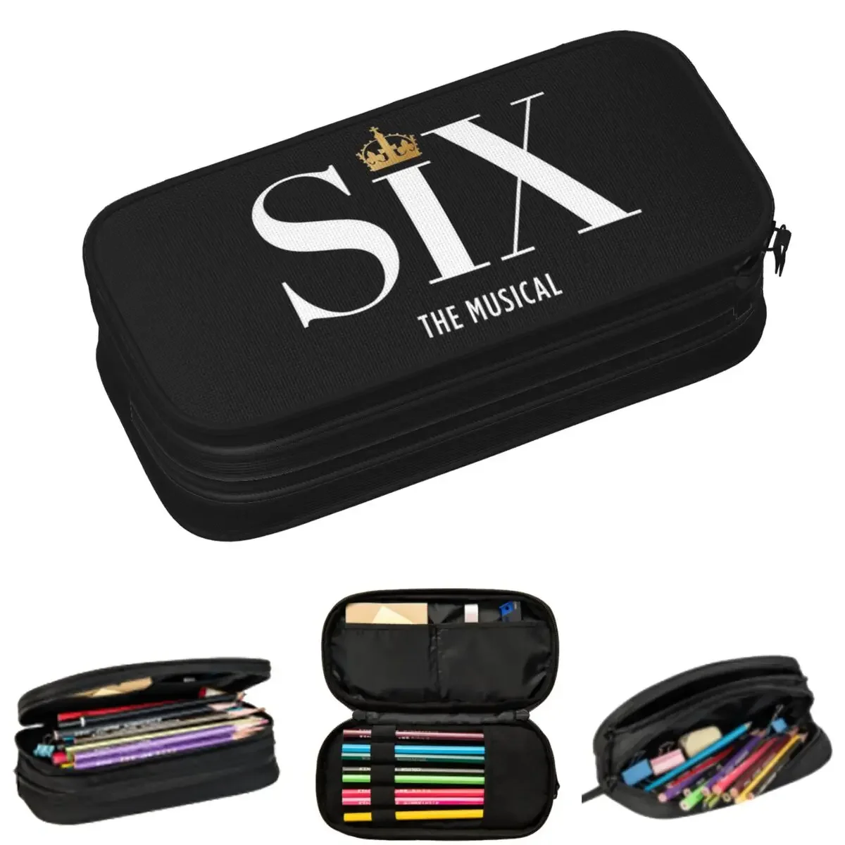 Six The Musical Pencil Cases for Students Gifts Pen Box Pencil Bag Large Storage Pencil Pouch Storage Stationery Supplies
Six The Musical Pencil Cases for Students Gifts Pen Box Pencil Bag Large Storage Pencil Pouch Storage Stationery Supplies