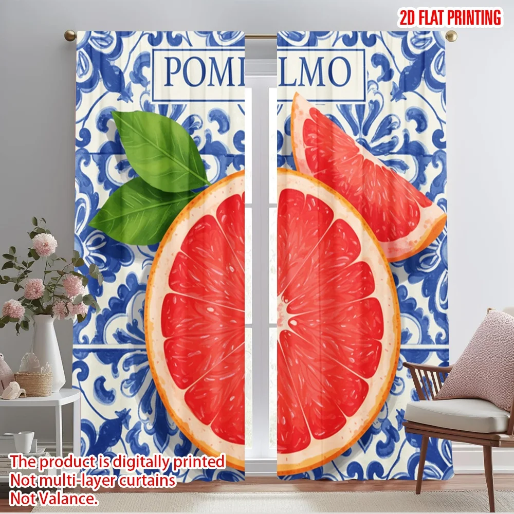 2pcs 2D flat printing Drapes Grapefruit Citrus Fruit Fabric Without Electricity Party Decorations Perfect for room decor
2pcs 2D flat printing Drapes Grapefruit Citrus Fruit Fabric Without Electricity Party Decorations Perfect for room decor