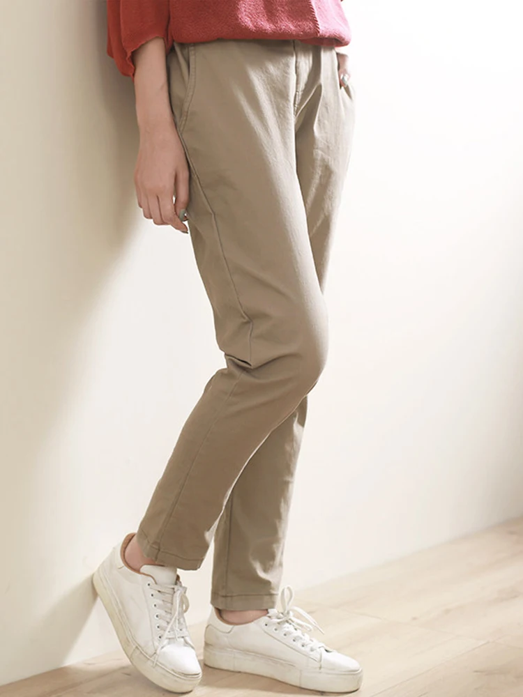 Artistic Cotton Cargo Pants Slim Fit Nine-Tenths Ladies Casual Trousers Pure Color ket Detail Workwear Sle Spring New
Artistic Cotton Cargo Pants Slim Fit Nine-Tenths Ladies Casual Trousers Pure Color ket Detail Workwear Sle Spring New