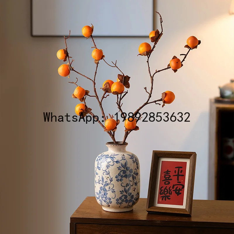 ZML Blue and White Wabi-Sabi Ceramic Vase High-End Flower Arrangement Decorative Ornament Living Room Creative
ZML Blue and White Wabi-Sabi Ceramic Vase High-End Flower Arrangement Decorative Ornament Living Room Creative