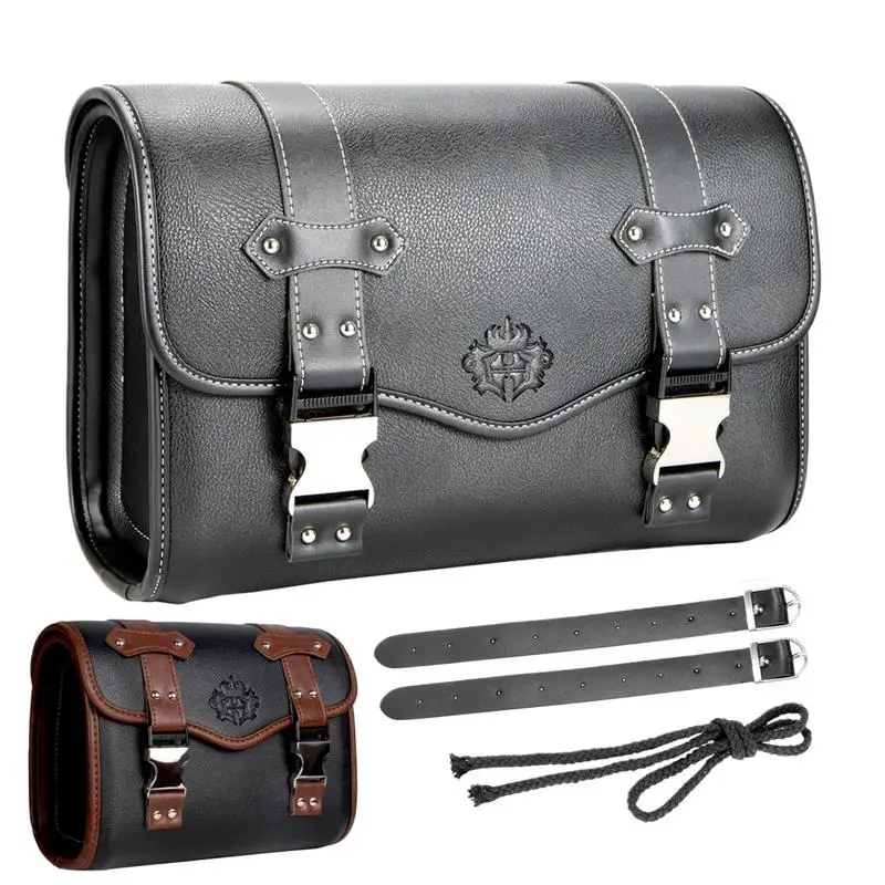 2 Straps Motorcycle Handle Bar Bag Leather Pouch Bar Roll Storage Bag Multi functional With Fit For All Motorcycle Accessories
2 Straps Motorcycle Handle Bar Bag Leather Pouch Bar Roll Storage Bag Multi functional With Fit For All Motorcycle Accessories