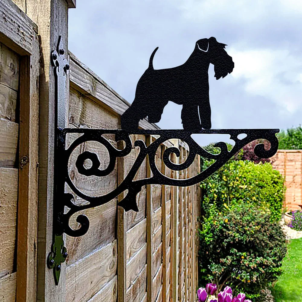 Animal Schnauzer Metal Wall Art Decor Door Hanging Frame Corner Iron Window Outdoor Garden Pet Dog Theme Sculpture Home Decor
Animal Schnauzer Metal Wall Art Decor Door Hanging Frame Corner Iron Window Outdoor Garden Pet Dog Theme Sculpture Home Decor