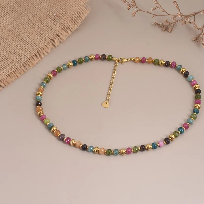Chinese Style Retro Niche Natural Stone Beaded Splicing Necklace Fashion Age-reducing Necklace High-end Sweater Chain for Women
Chinese Style Retro Niche Natural Stone Beaded Splicing Necklace Fashion Age-reducing Necklace High-end Sweater Chain for Women