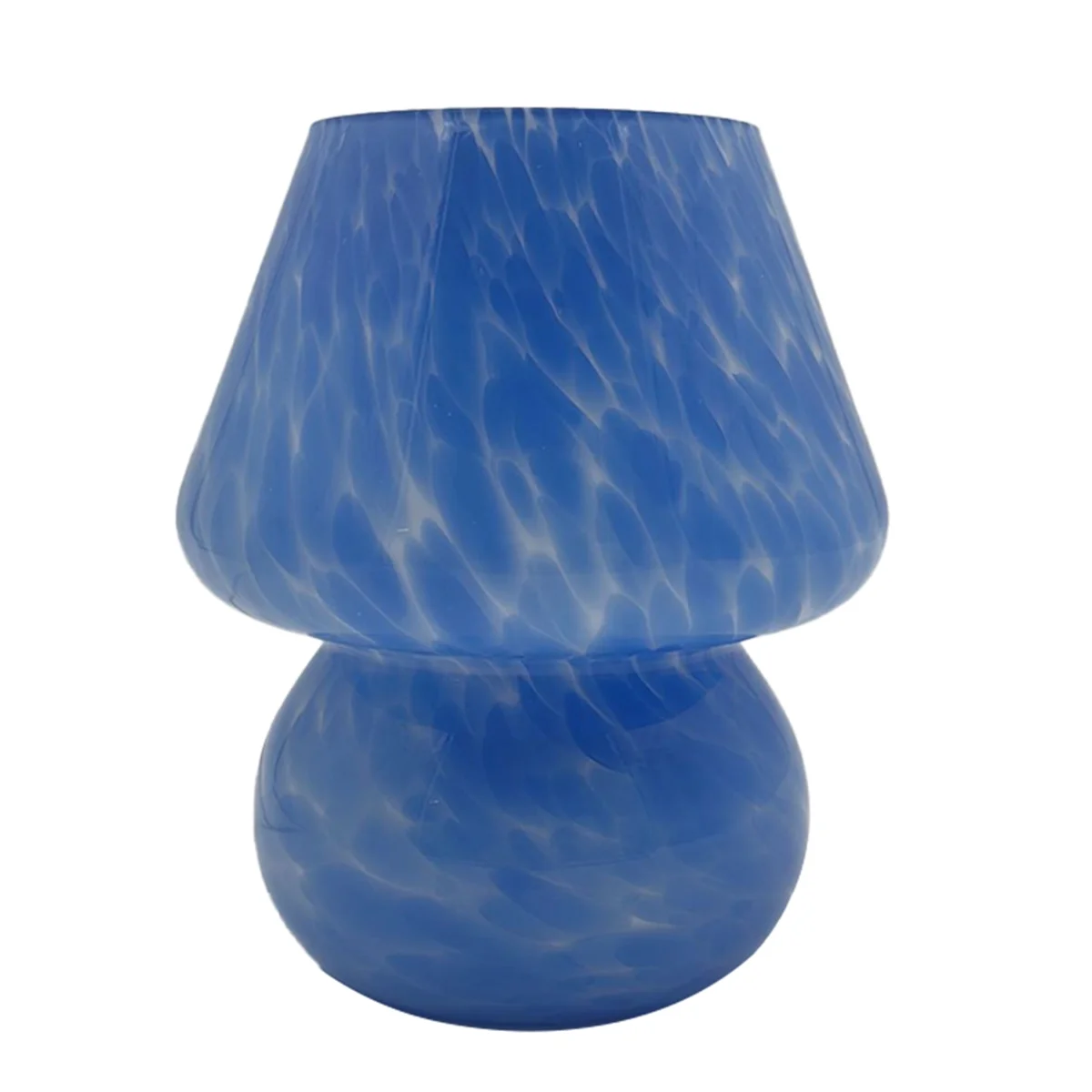 Mushroom Table Lamp Small Bedside Table Glass Lamp Translucent Glass Desk Lamp for Living Room US Plug Colorful Blue
Mushroom Table Lamp Small Bedside Table Glass Lamp Translucent Glass Desk Lamp for Living Room US Plug Colorful Blue