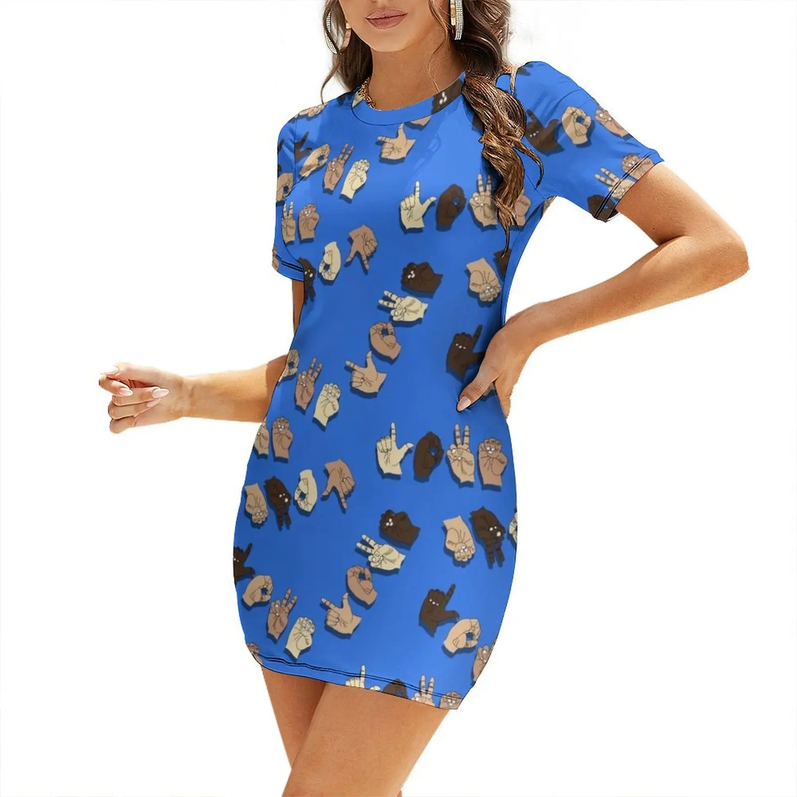 asl love Short-Sleeved Dress evening dresses ladies dress for women summer women party dresses summer clothes for women Dress
asl love Short-Sleeved Dress evening dresses ladies dress for women summer women party dresses summer clothes for women Dress