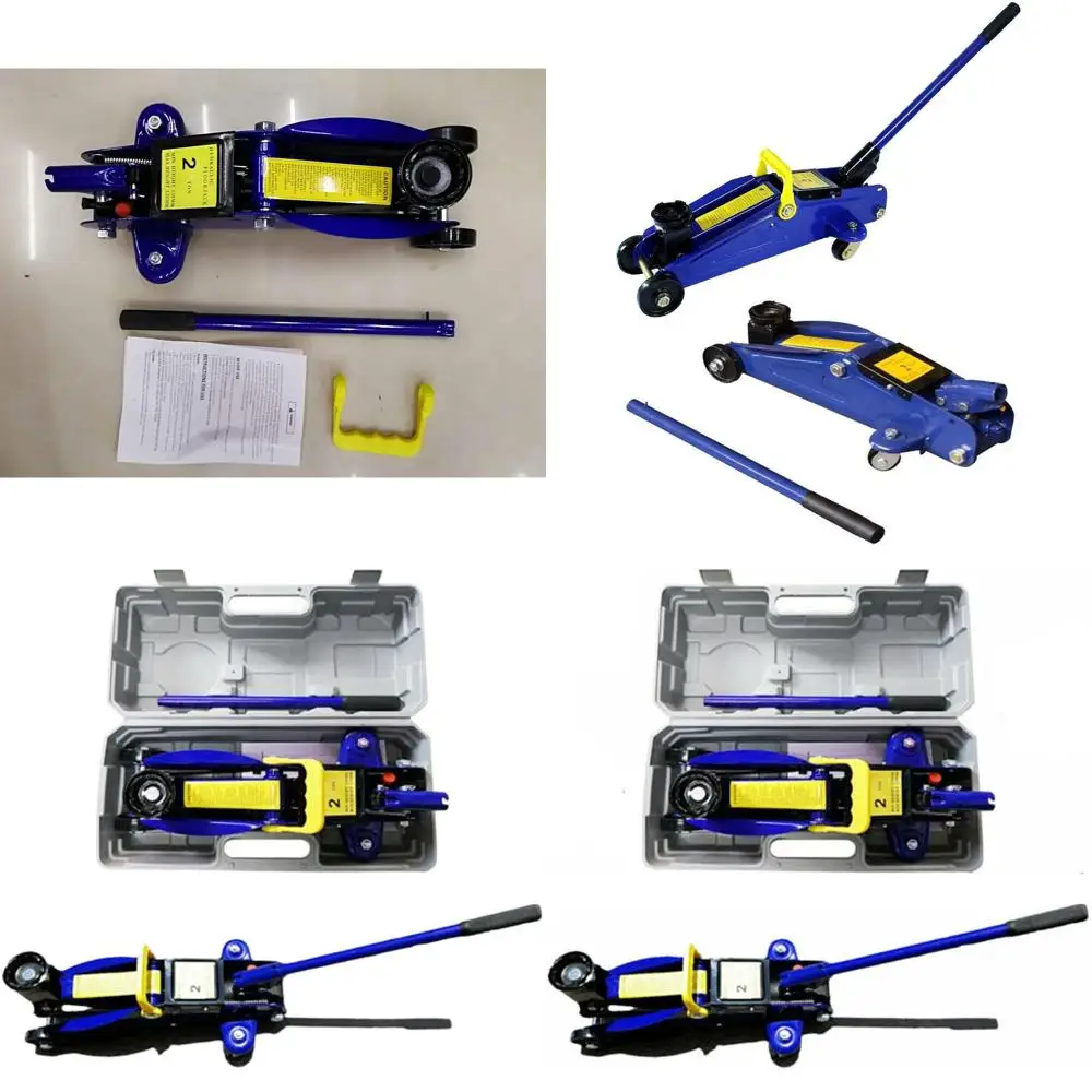 Низкопрофильный напольный домкрат грузоподъемностью 2 тонны для замены шин и ремонтных работ в гараже
Низкопрофильный напольный домкрат грузоподъемностью 2 тонны для замены шин и ремонтных работ в гараже
