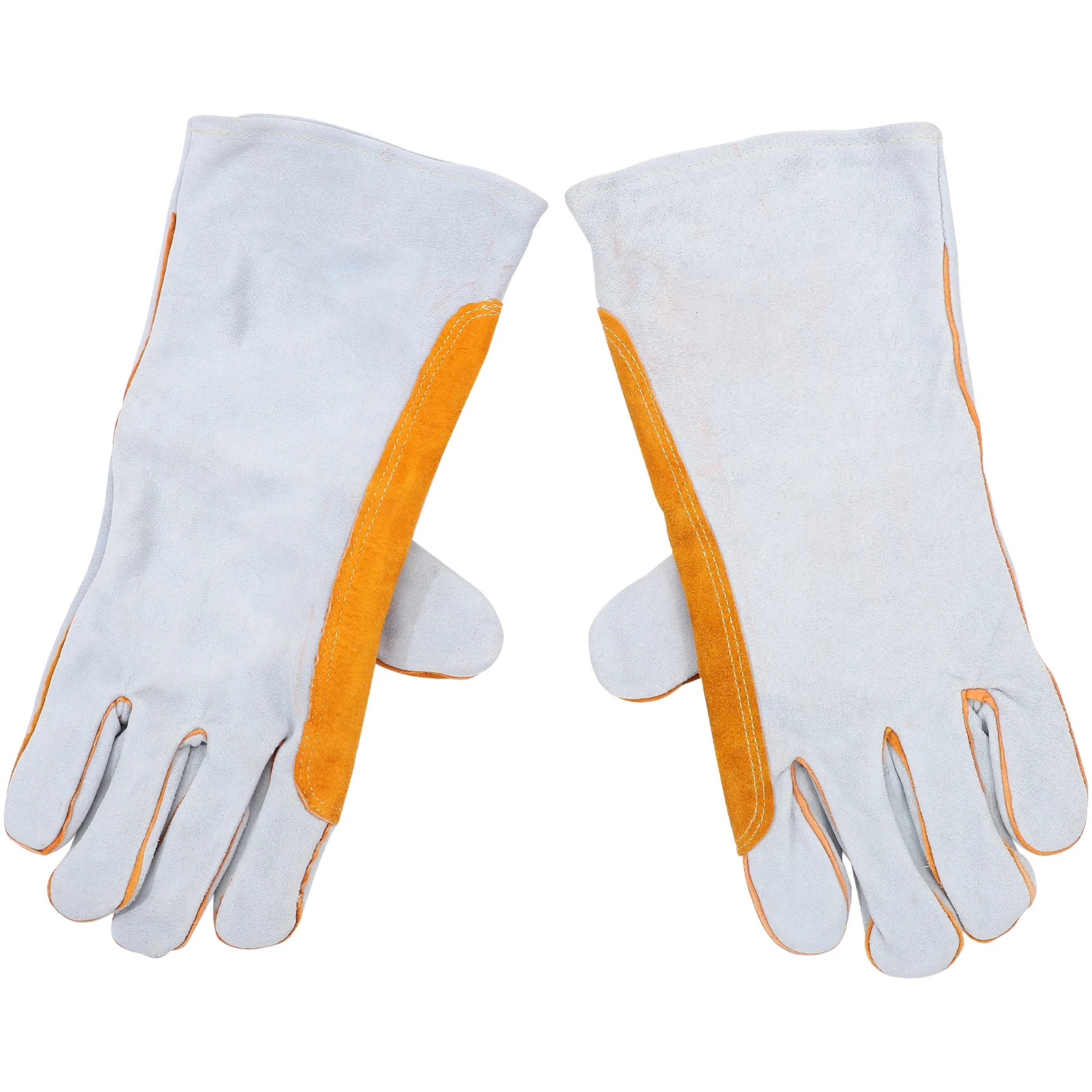 Cowhide Welding Gloves Long MIG Fireproof Mitts Heat Resistant Men Cow H Protection Gardening Fireplace Sparks
Cowhide Welding Gloves Long MIG Fireproof Mitts Heat Resistant Men Cow H Protection Gardening Fireplace Sparks