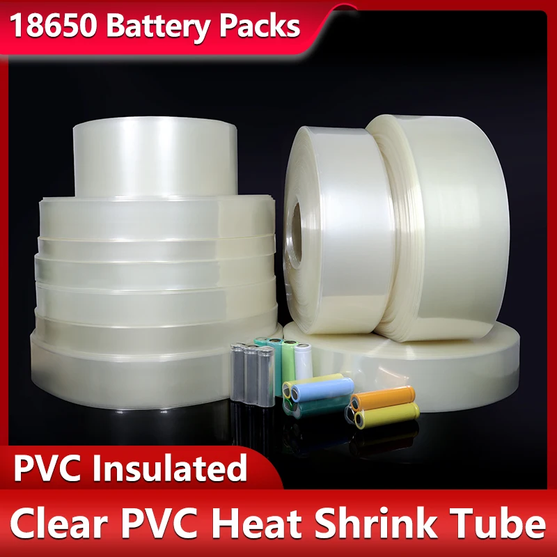 1/3/5M Clear PVC Heat Shrink Tube 103~500mm Insulated Lithium Battery Wrap 18650 Battery Packs PVC Shrink Film Cable Protection
1/3/5M Clear PVC Heat Shrink Tube 103~500mm Insulated Lithium Battery Wrap 18650 Battery Packs PVC Shrink Film Cable Protection