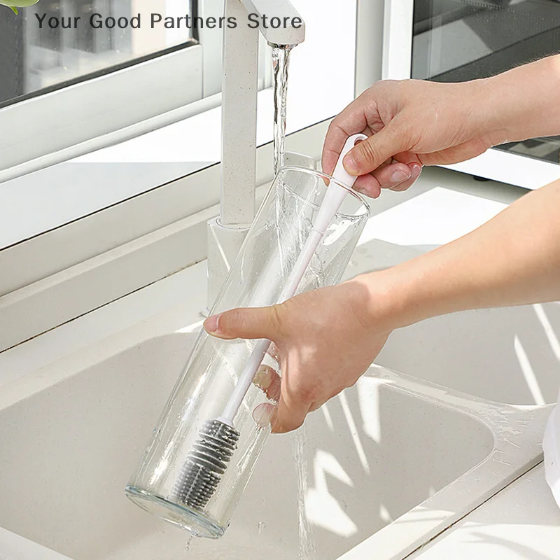 Bottle Brush Insulation Cup Washing No Deadend Long Handled Silicone Cleaning Brush Household Multifunctional Cleaning Tools
Bottle Brush Insulation Cup Washing No Deadend Long Handled Silicone Cleaning Brush Household Multifunctional Cleaning Tools