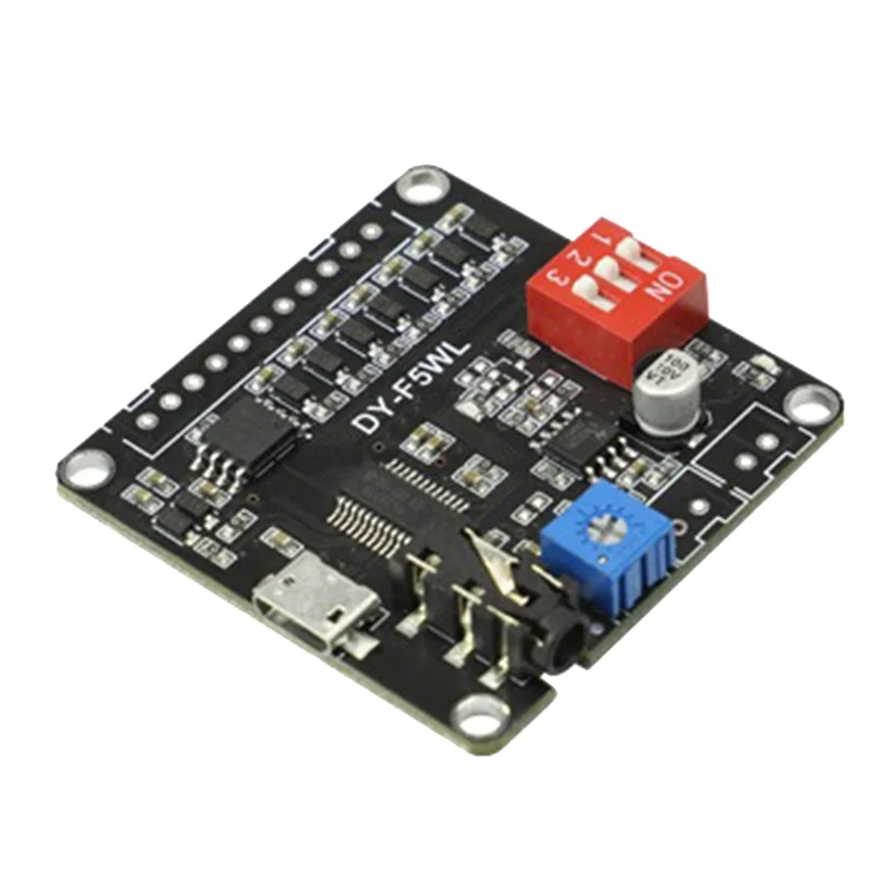 DY-F5WL Модуль воспроизведения голоса мощностью 5 Вт с поддержкой карты Micro-SD Музыкальный плеер MP3 для-AB01
DY-F5WL Модуль воспроизведения голоса мощностью 5 Вт с поддержкой карты Micro-SD Музыкальный плеер MP3 для-AB01