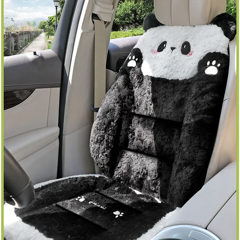Очаровательный плюшевый чехол на автомобильное сиденье с пандой, мягкий, теплый, удобный и дышащий, противоскользящая основа, идеальный зимний подарок, подходит для большинства автомобилей
Очаровательный плюшевый чехол на автомобильное сиденье с пандой, мягкий, теплый, удобный и дышащий, противоскользящая основа, идеальный зимний подарок, подходит для большинства автомобилей