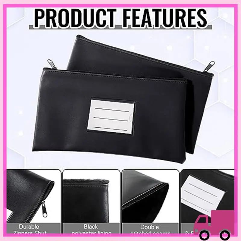 Compact 6PC Money Bags With Zipper Security Bank Deposit Bag Money Bag Receipt Holder For Cash Coins Cosmetic Paper Money Tool D
Compact 6PC Money Bags With Zipper Security Bank Deposit Bag Money Bag Receipt Holder For Cash Coins Cosmetic Paper Money Tool D