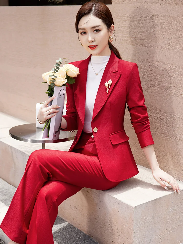 Костюм женский Ele Red: повседневный, осенне-зимний, с эффектом стройности, для работы, модный деловой наряд
Костюм женский Ele Red: повседневный, осенне-зимний, с эффектом стройности, для работы, модный деловой наряд