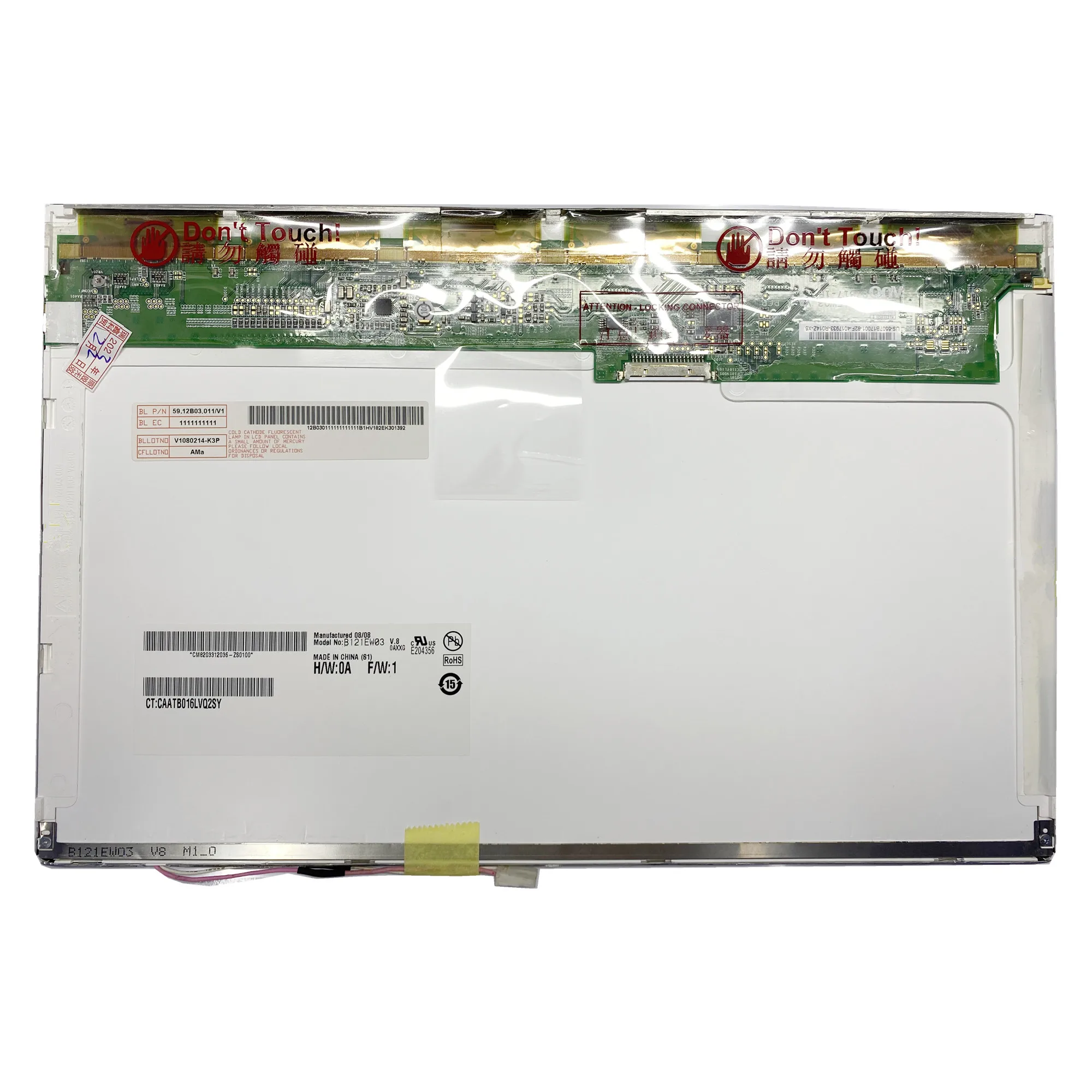 B121EW03 V.8 B121EW03 V.6 LTN121W1 LTN121AT02 CLAA121WA01A B121EW03 20PIN XJ Laptop LCD Screen
B121EW03 V.8 B121EW03 V.6 LTN121W1 LTN121AT02 CLAA121WA01A B121EW03 20PIN XJ Laptop LCD Screen
