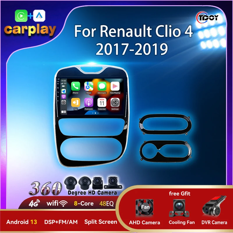 Car Radio For Renault Clio 4 2017-2019 Autoradio Multimedia Carplay Wireless Android Auto Stereo Car 8Core gps Car Stereo Video
Car Radio For Renault Clio 4 2017-2019 Autoradio Multimedia Carplay Wireless Android Auto Stereo Car 8Core gps Car Stereo Video