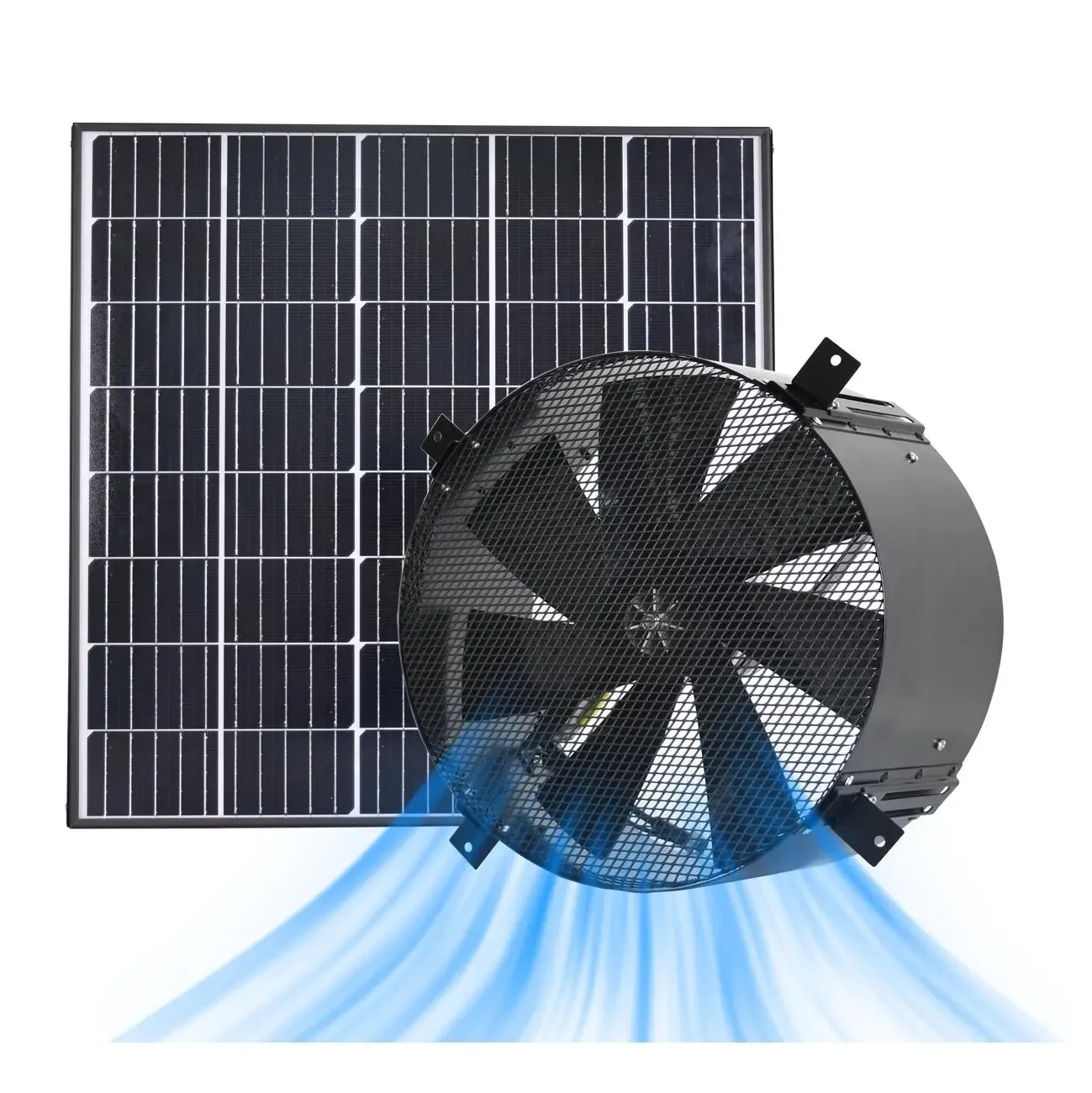 Louver Vent Dc 24V Solar Mist air Flow Exhaust Basement Wall Extract Fan for Garage Industrial Poultry Window Kit Broiler Farm
Louver Vent Dc 24V Solar Mist air Flow Exhaust Basement Wall Extract Fan for Garage Industrial Poultry Window Kit Broiler Farm