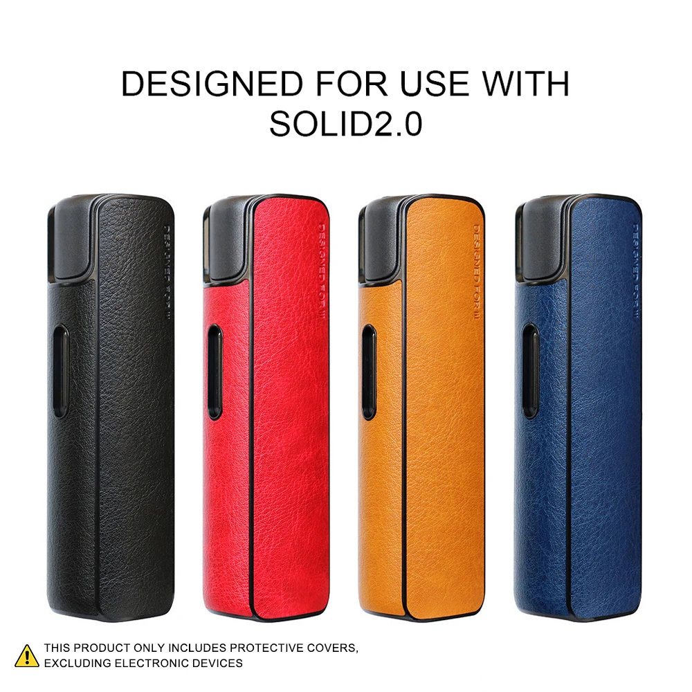 PU leather protective case suitable for LiL SOLID2.0, with a leather texture for protect electronic cigarette accessories.
PU leather protective case suitable for LiL SOLID2.0, with a leather texture for protect electronic cigarette accessories.