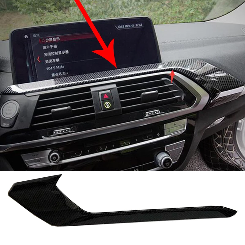 Car-styling ABS Carbon Fiber Interior Middle Console Panel Cover Trim For BMW X3 G01 2018 2019
Car-styling ABS Carbon Fiber Interior Middle Console Panel Cover Trim For BMW X3 G01 2018 2019