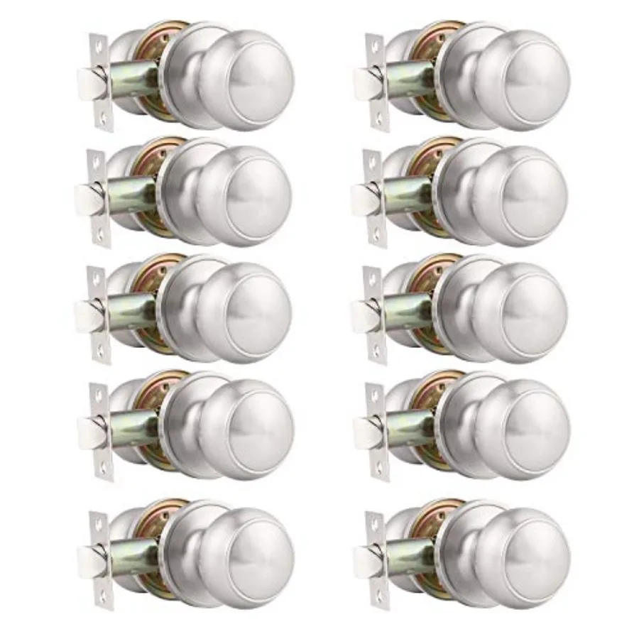Round Passage Door Knob Non-Locking Knobs,Keyless Doorknobs Interior/Exterior Door Lockset, Passage Knobs for Hallway/Closet, F
Round Passage Door Knob Non-Locking Knobs,Keyless Doorknobs Interior/Exterior Door Lockset, Passage Knobs for Hallway/Closet, F