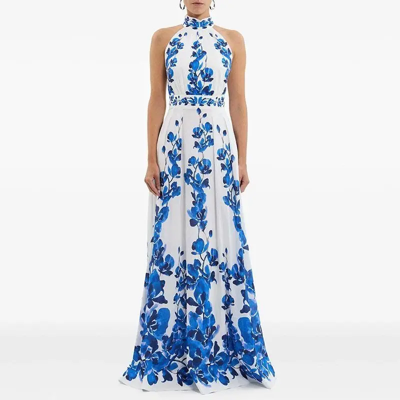 Spring Summer 2025 Celebrity Fashion Print Casual Vacation Long Dress Neck Hanging Long Dress Style Printed D...
Spring Summer 2025 Celebrity Fashion Print Casual Vacation Long Dress Neck Hanging Long Dress Style Printed D...