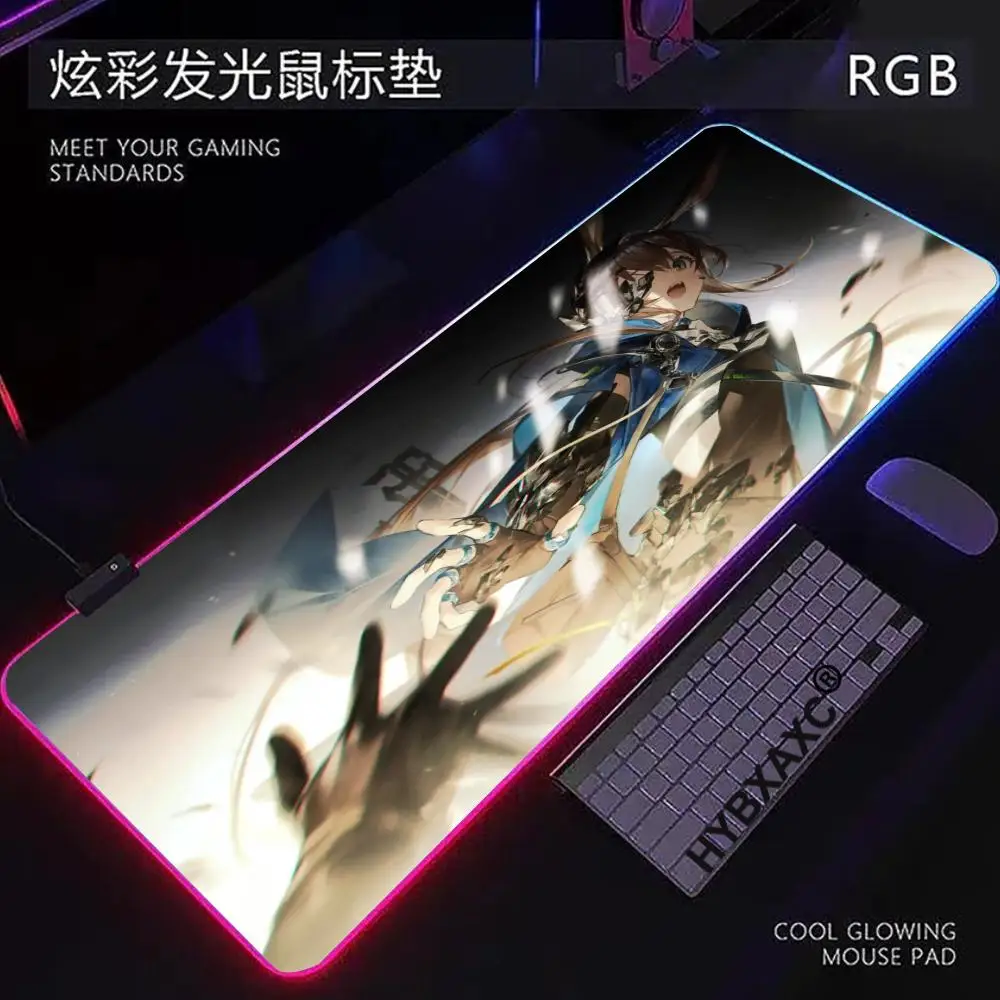 RGB LED HD Arknights Amiya Chen Nian Dusk Ling Skadi Texas XXL RGB Large Mousepad Keyboard Pad Mouse Pad LED Hot-selling
RGB LED HD Arknights Amiya Chen Nian Dusk Ling Skadi Texas XXL RGB Large Mousepad Keyboard Pad Mouse Pad LED Hot-selling