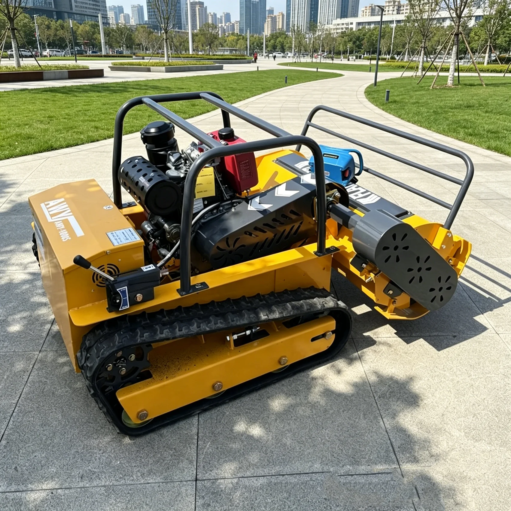 Customized self-propelled lawn mower with adjustable lawnmower, flexible zero turn control, easy to use in farm yards
Customized self-propelled lawn mower with adjustable lawnmower, flexible zero turn control, easy to use in farm yards