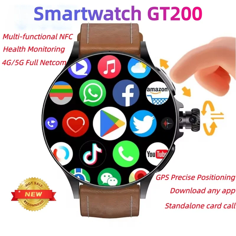 GoldenSpike GT200 Smart Watch 1.95'' Amoled 750*750 HD Resolution Telescopic Rotary Camera Touch encoder Android 10.0 Smartwatch
GoldenSpike GT200 Smart Watch 1.95'' Amoled 750*750 HD Resolution Telescopic Rotary Camera Touch encoder Android 10.0 Smartwatch