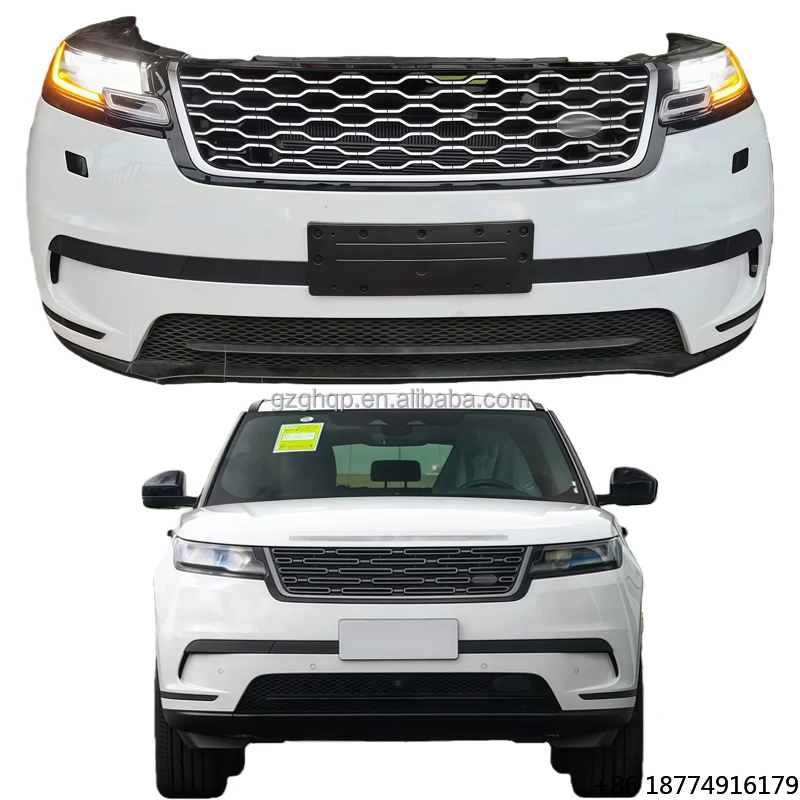 Original Front Bumper Assembly and Grille White Body Kit for Velar S 2018-2025 Models with Fan Cooling System.
Original Front Bumper Assembly and Grille White Body Kit for Velar S 2018-2025 Models with Fan Cooling System.
