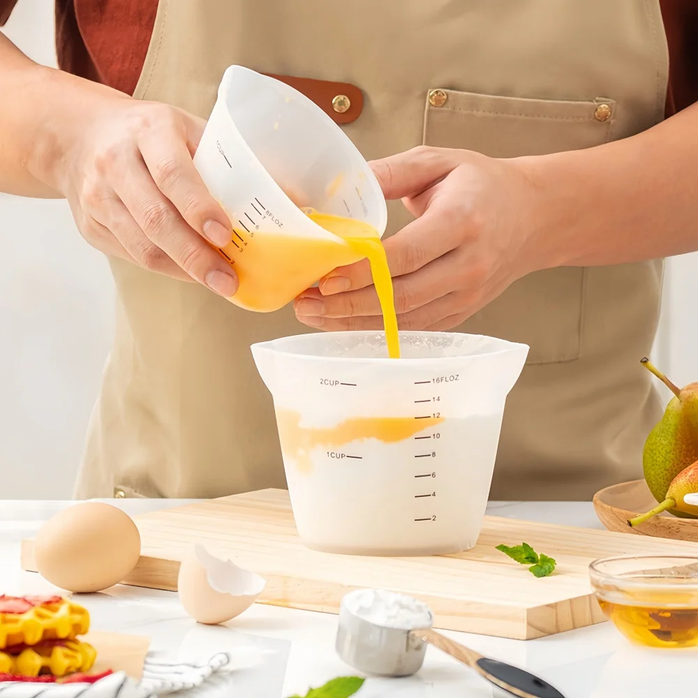 Silicone Measuring Cup Double-sided Clear Scale Food Grade DIY Cake High Quality Epoxy Resin Jewelry Making Kitchen Baking Tool
Silicone Measuring Cup Double-sided Clear Scale Food Grade DIY Cake High Quality Epoxy Resin Jewelry Making Kitchen Baking Tool