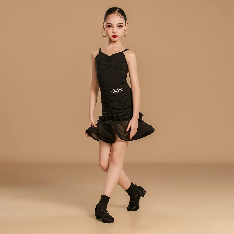 Новинка 2023 года, одежда для латинских танцев, детская танцевальная одежда для выступлений, летняя одежда для девочек на подтяжках, тренировочная одежда
Новинка 2023 года, одежда для латинских танцев, детская танцевальная одежда для выступлений, летняя одежда для девочек на подтяжках, тренировочная одежда